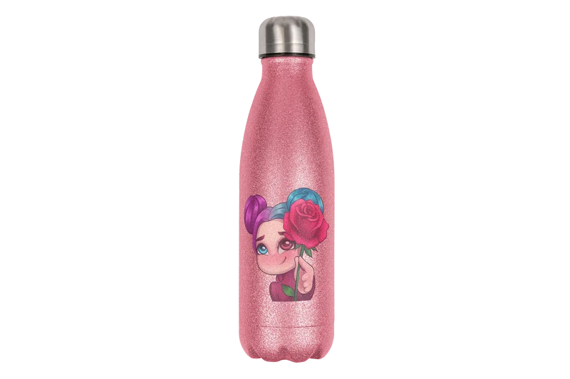 xLadyLikex Blume - Edelstahl Thermoflaschen / Thermobecher