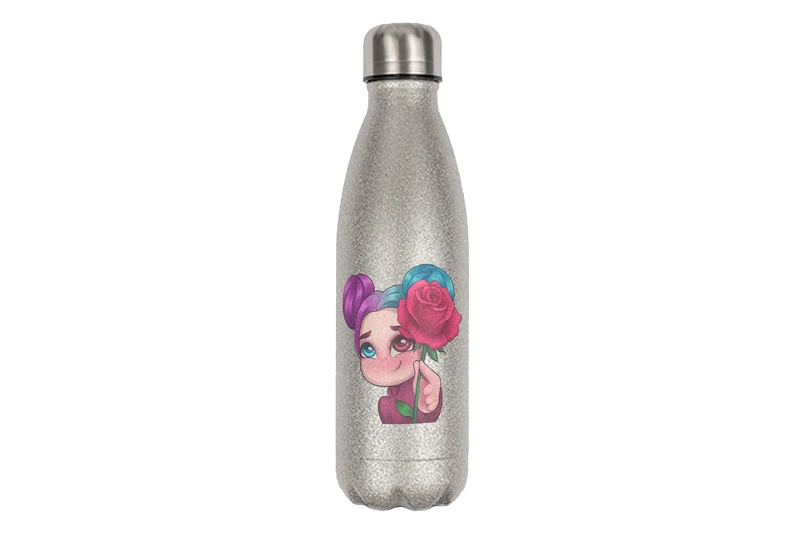 xLadyLikex Blume - Edelstahl Thermoflaschen / Thermobecher