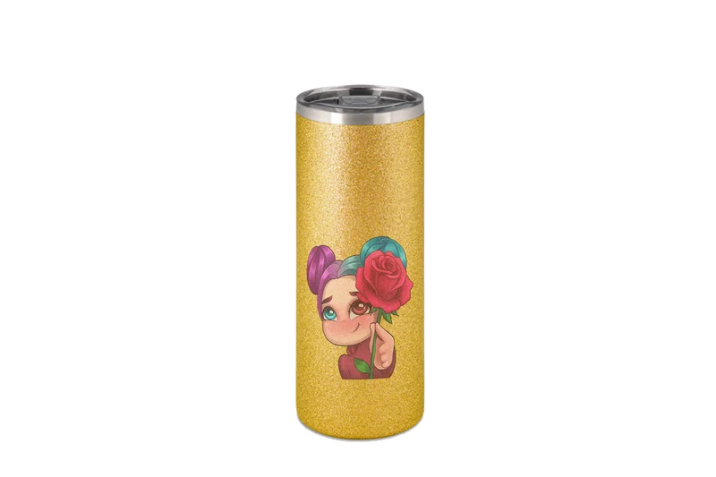 xLadyLikex Blume - Edelstahl Thermoflaschen / Thermobecher