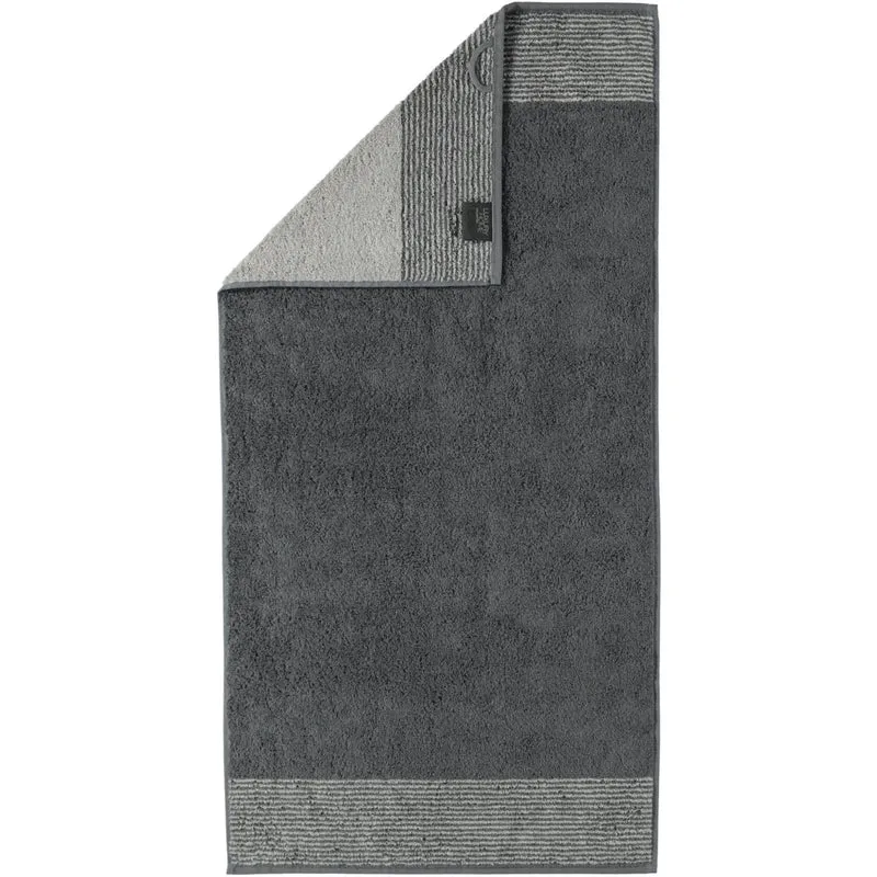 Cawö Saunatuch Two-Tone 590 schiefer