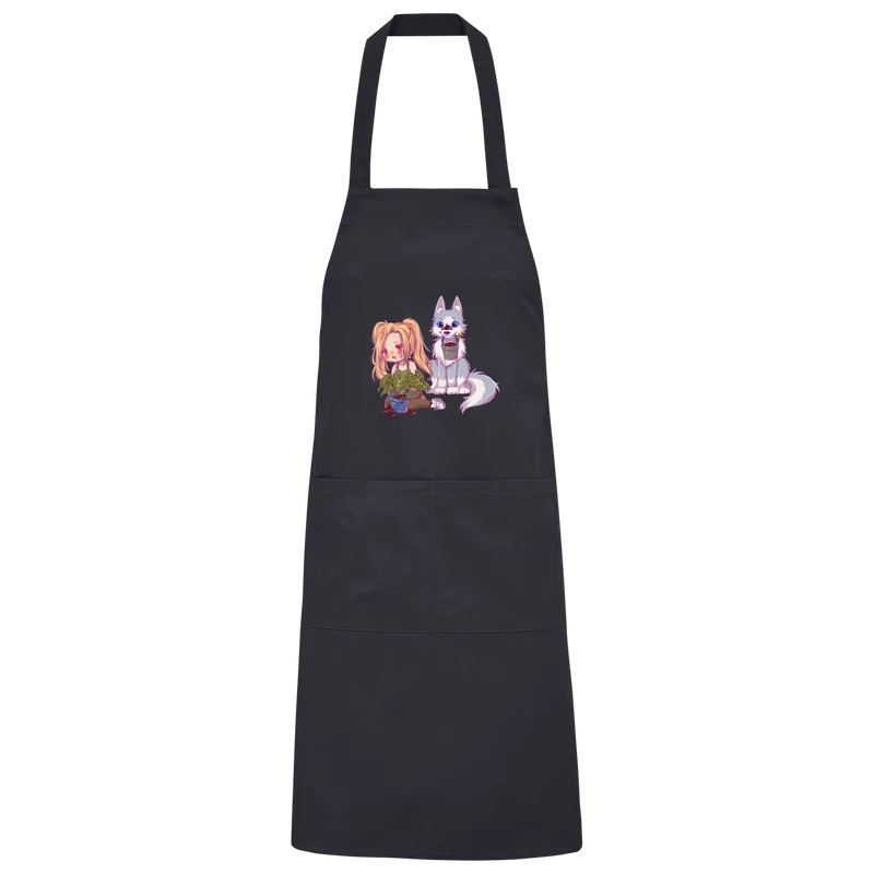 StaceyLucia Wolf Chibi - Organic Grillschürze