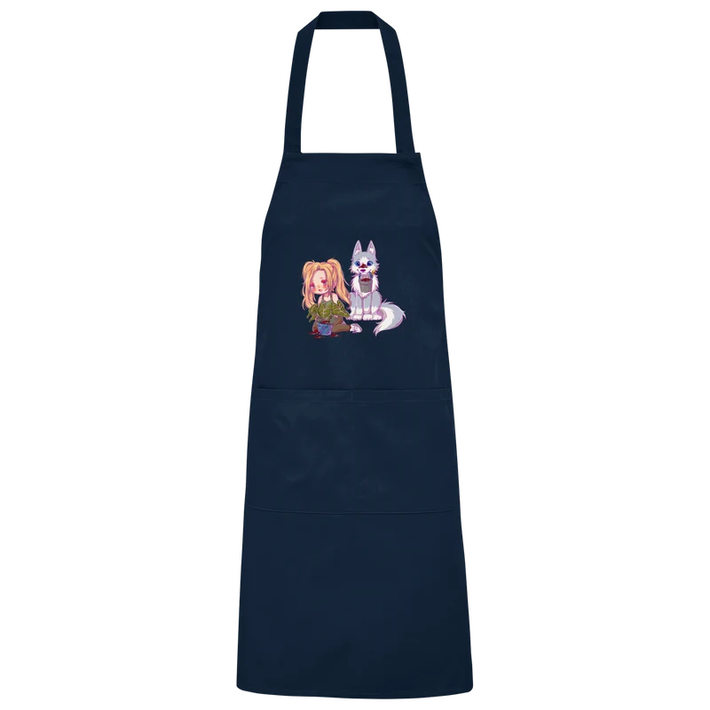 StaceyLucia Wolf Chibi - Organic Grillschürze