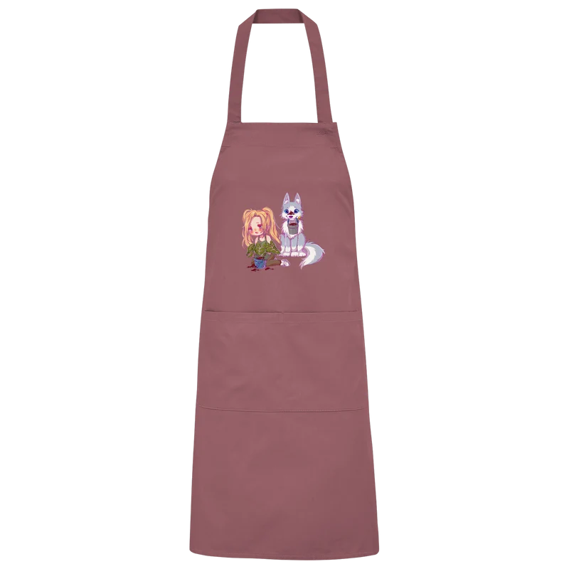 StaceyLucia Wolf Chibi - Organic Grillschürze
