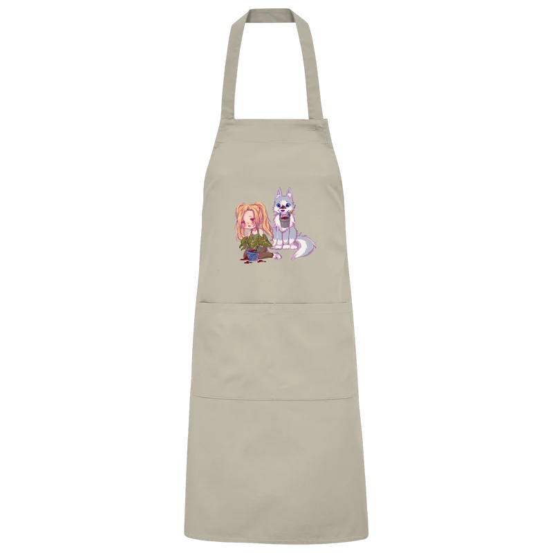 StaceyLucia Wolf Chibi - Organic Grillschürze