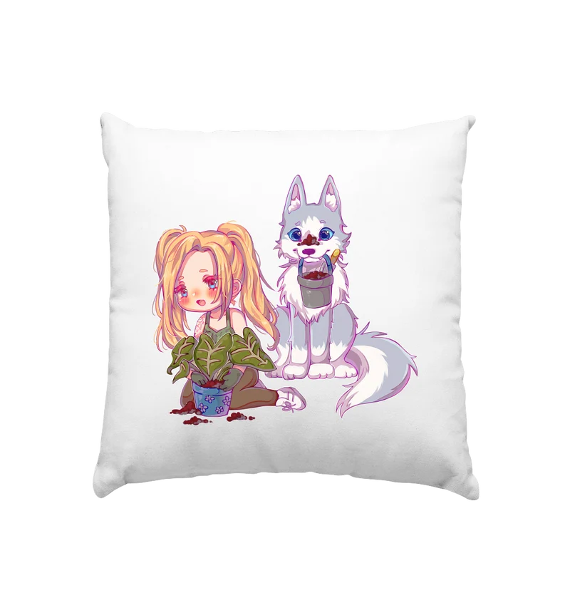 StaceyLucia Wolf Chibi - Kissen 40x40cm
