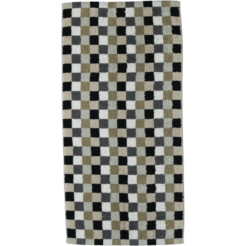 Cawö Saunatuch Lifestyle Karo 7047 kiesel