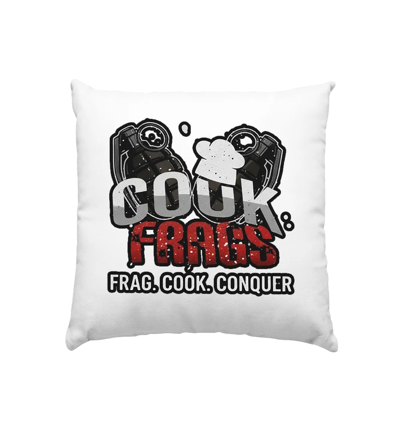 cookfrags Logo - Kissen 40x40cm
