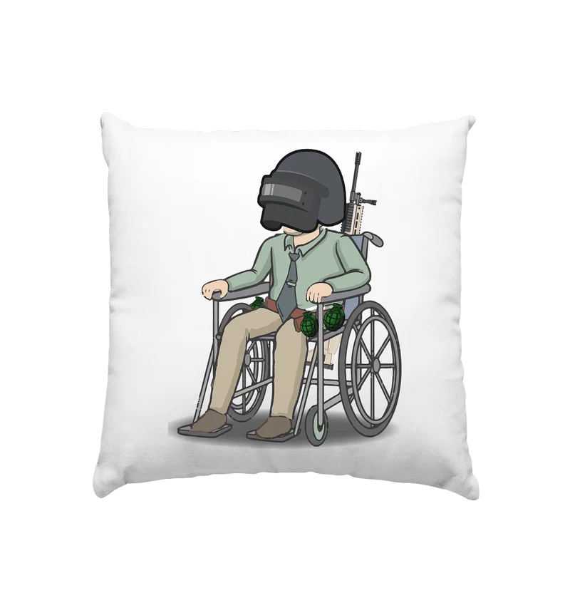 NoHandsNoSchoki PUBG - Kissen 40x40cm