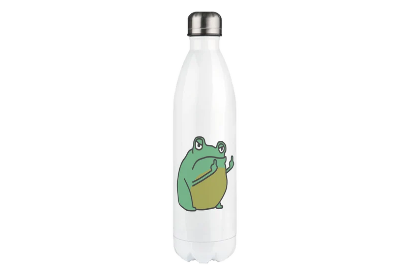 Aylana87 Kackfrosch - Edelstahl Thermoflaschen / Thermobecher
