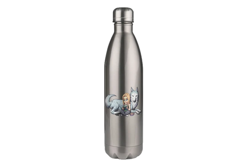 StaceyLucia Wolf - Edelstahl Thermoflaschen / Thermobecher