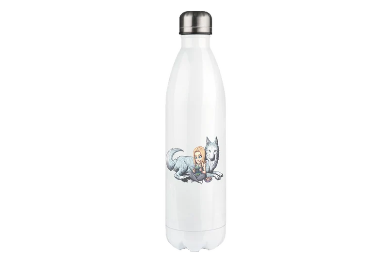 StaceyLucia Wolf - Edelstahl Thermoflaschen / Thermobecher