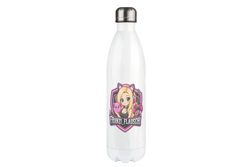 Franzi_Flauschi Logo - Edelstahl Thermoflaschen / Thermobecher