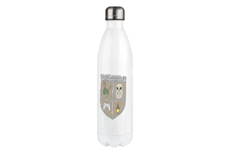 MichaelvonUllrichstein Wappen - Edelstahl Thermoflaschen / Thermobecher