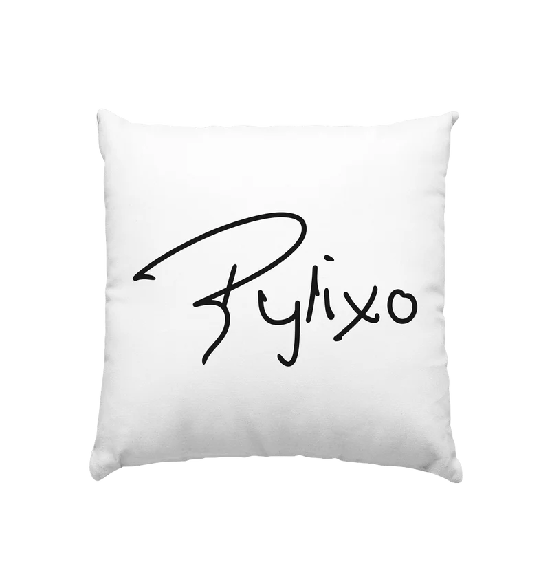 Rylixo Unterschrift - Kissen 40x40cm