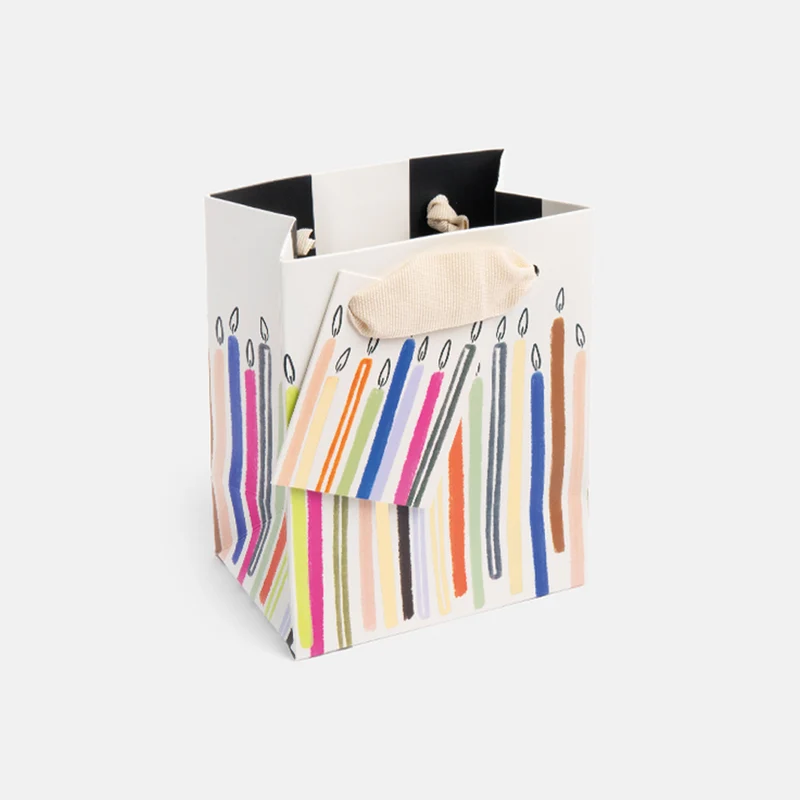 Colourful Candles Small Gift Bag