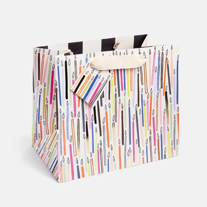 Colourful Candles Landscape Gift Bag