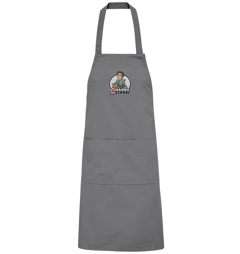 NoHandsNoSchoki Logo - Organic Grillschürze