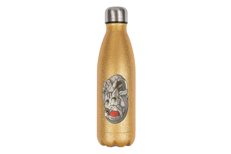 FeineKatze Among Kopf - Edelstahl Thermoflaschen / Thermobecher