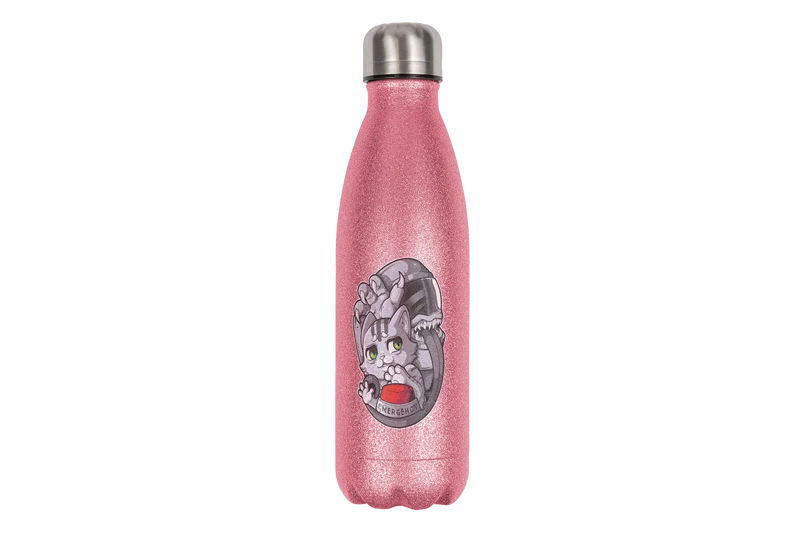 FeineKatze Among Kopf - Edelstahl Thermoflaschen / Thermobecher