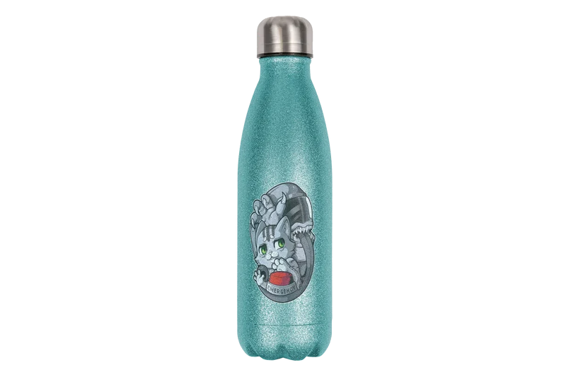 FeineKatze Among Kopf - Edelstahl Thermoflaschen / Thermobecher