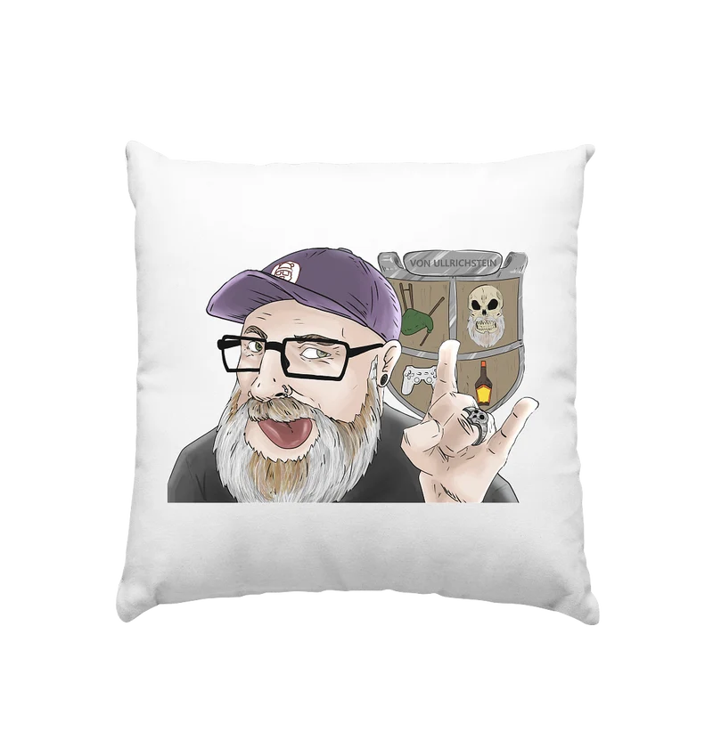 MichaelvonUllrichstein Logo - Kissen 40x40cm