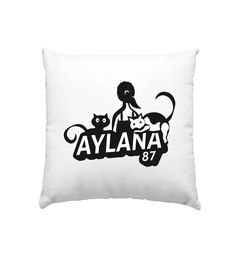 Aylana87 Logo - Kissen 40x40cm