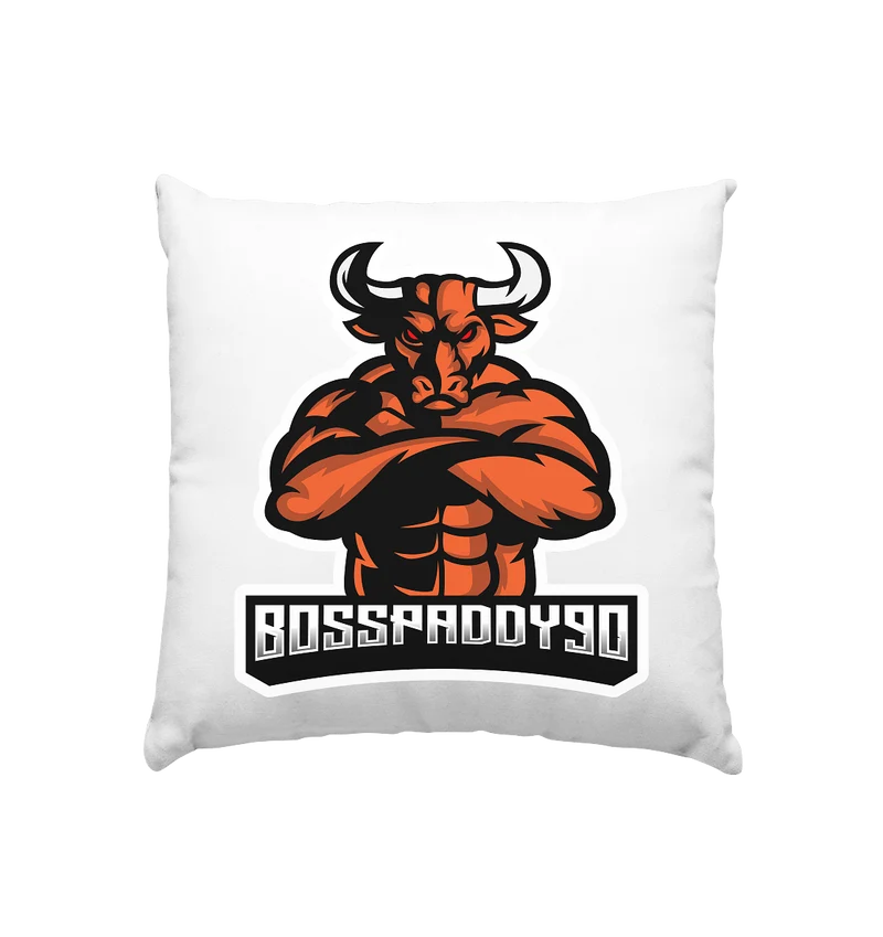 Bosspaddy90 Logo - Kissen 40x40cm