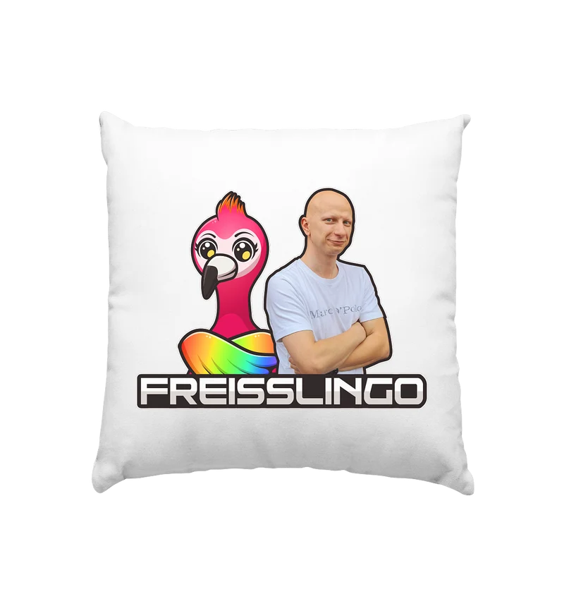 Freisslingo Logo - Kissen 40x40cm