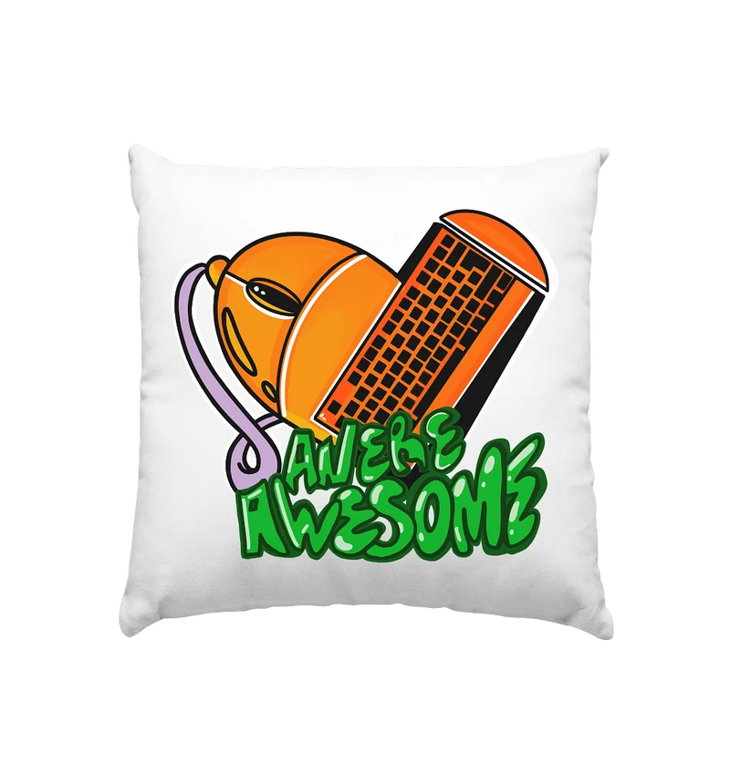 AnereAwesome Logo - Kissen 40x40cm