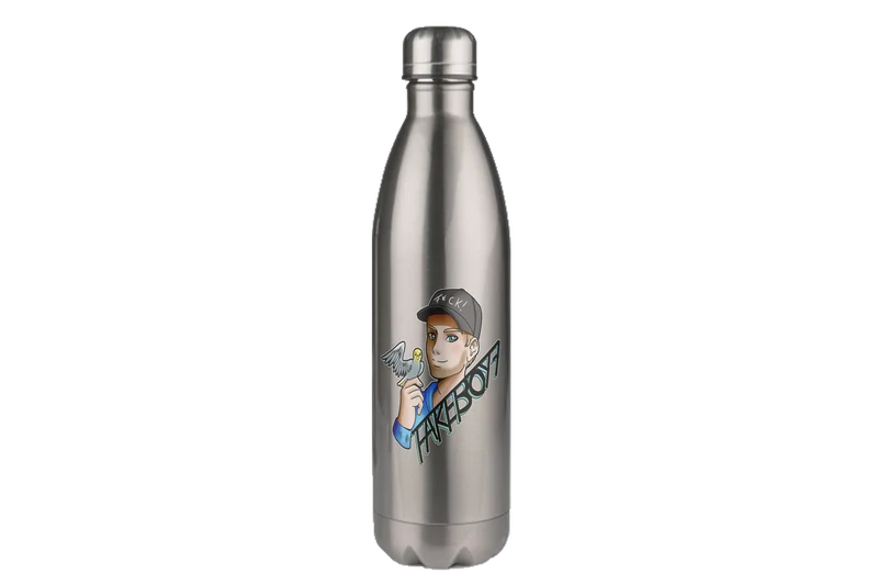 Fakeboy7 Logo - Edelstahl Thermoflaschen / Thermobecher