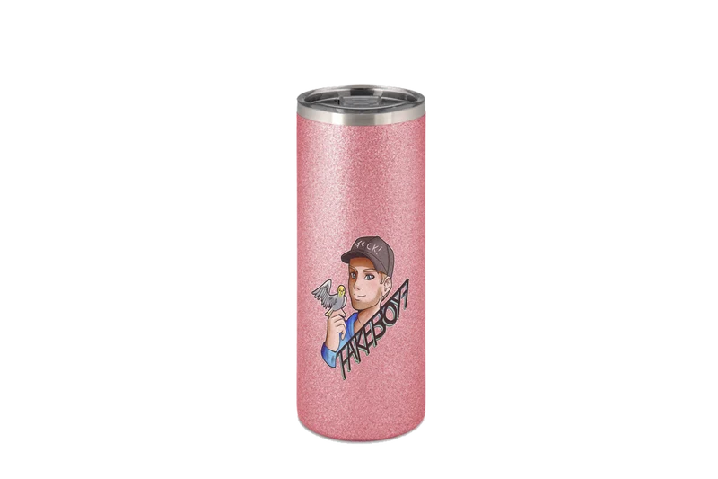 Fakeboy7 Logo - Edelstahl Thermoflaschen / Thermobecher