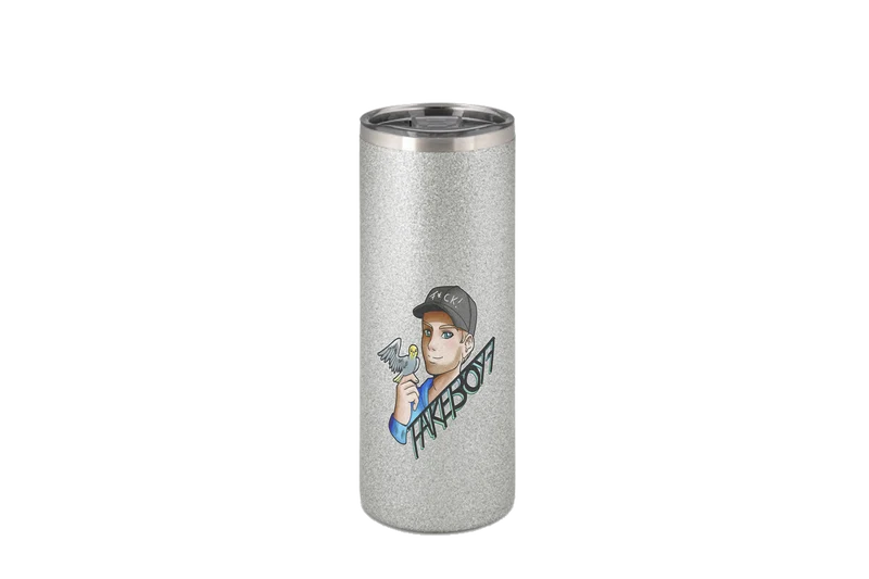 Fakeboy7 Logo - Edelstahl Thermoflaschen / Thermobecher
