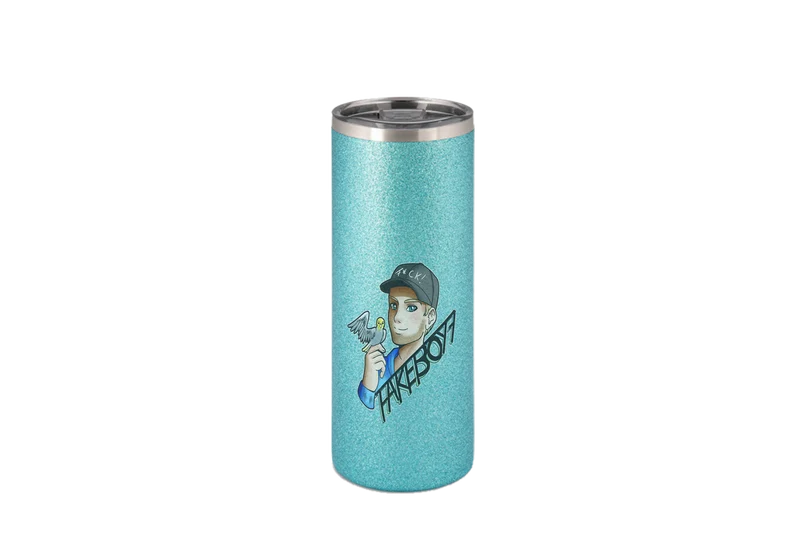 Fakeboy7 Logo - Edelstahl Thermoflaschen / Thermobecher