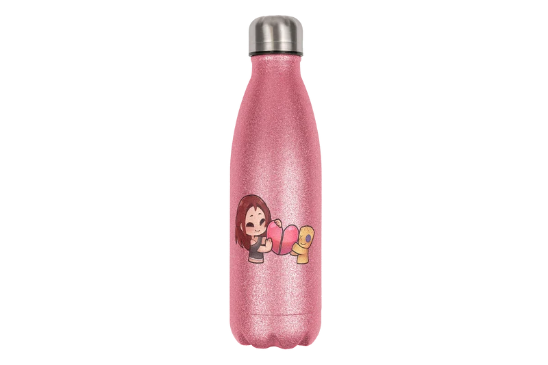 KoRngirL81 Herz - Edelstahl Thermoflaschen / Thermobecher