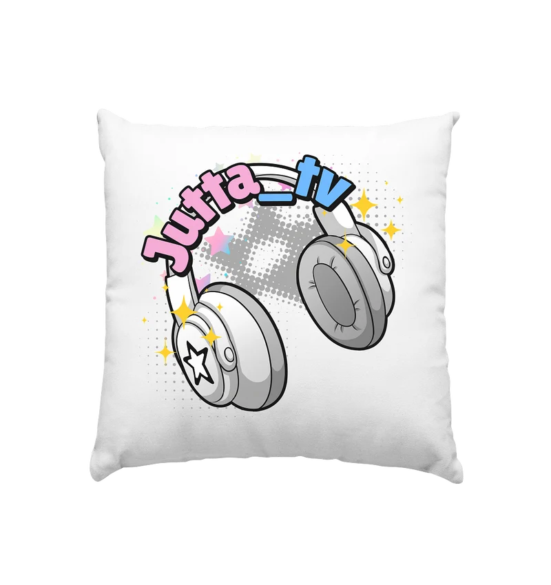 Jutta_tv Logo2 - Kissen 40x40cm