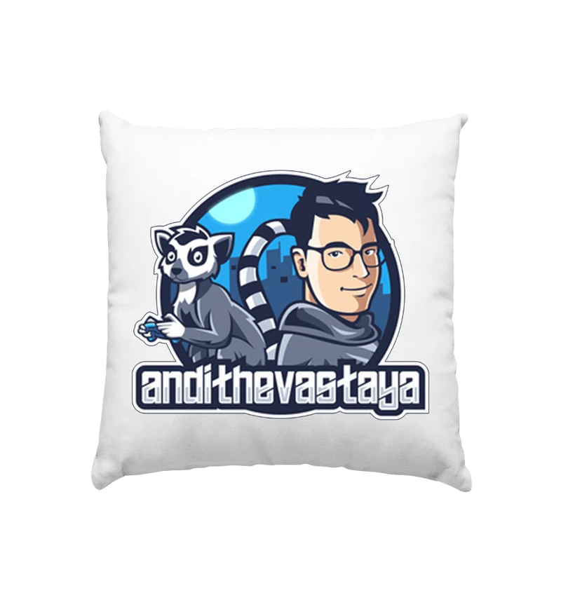 AndiTheVastaya Logo - Kissen 40x40cm