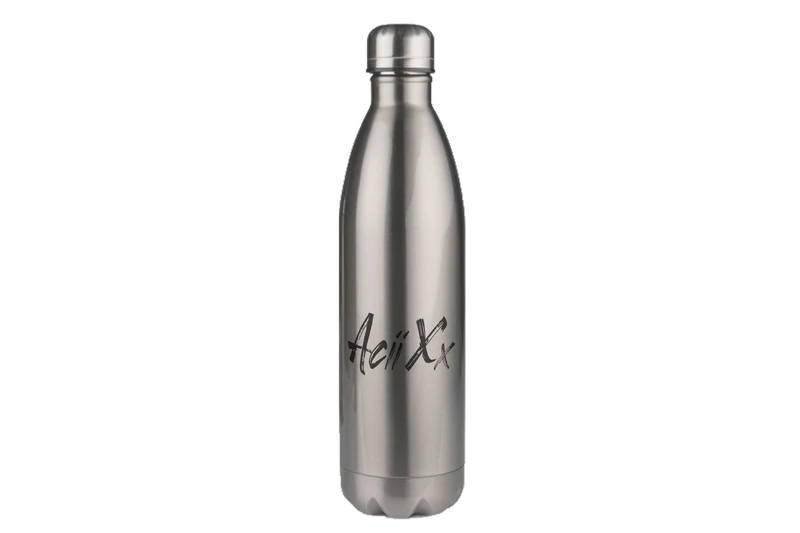 AciiXx Brushlogo - Edelstahl Thermoflaschen / Thermobecher