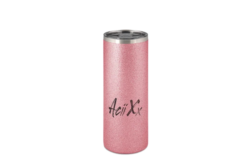 AciiXx Brushlogo - Edelstahl Thermoflaschen / Thermobecher