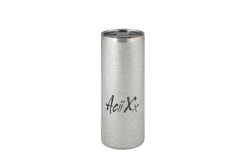 AciiXx Brushlogo - Edelstahl Thermoflaschen / Thermobecher