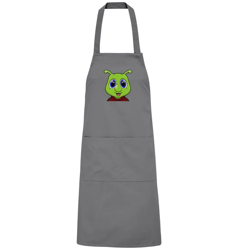 Raupi Face - Organic Grillschürze