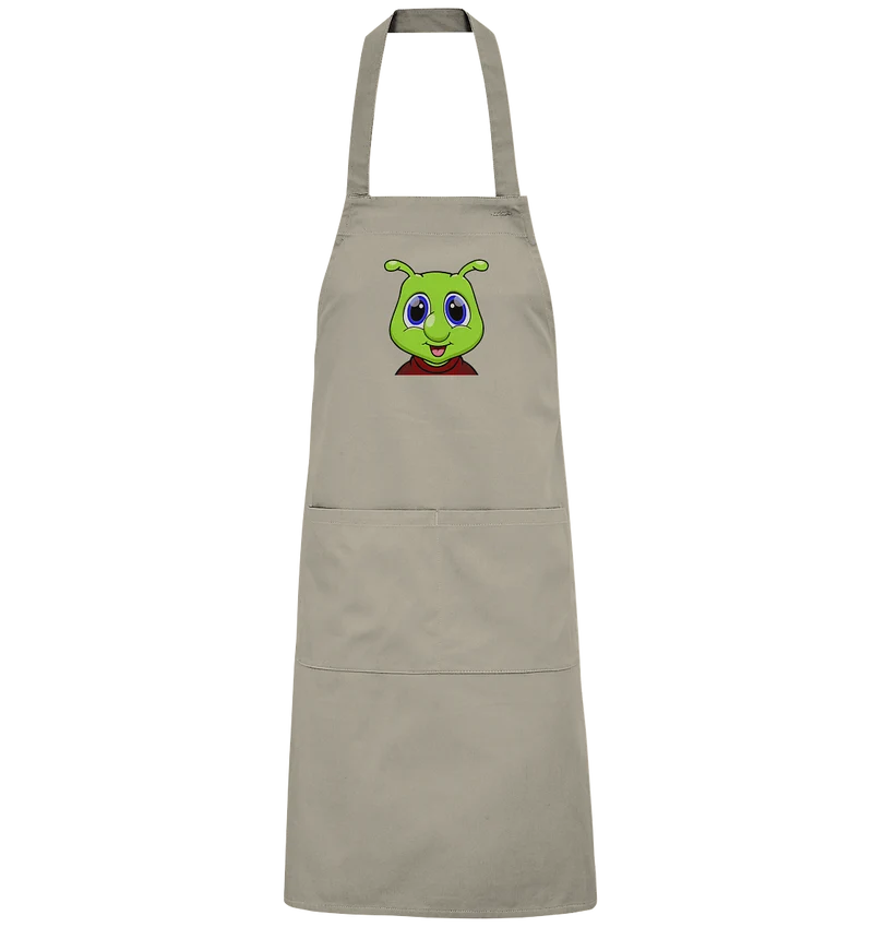 Raupi Face - Organic Grillschürze