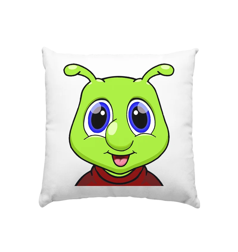 Raupi Face - Kissen 40x40cm