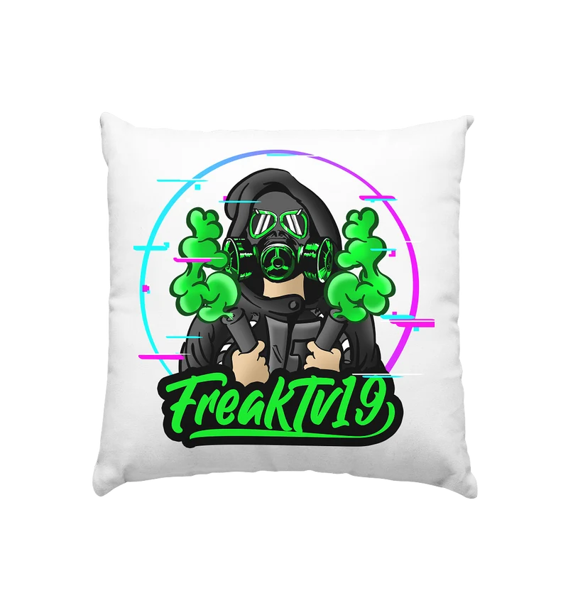 FreakTV19 Logo - Kissen 40x40cm