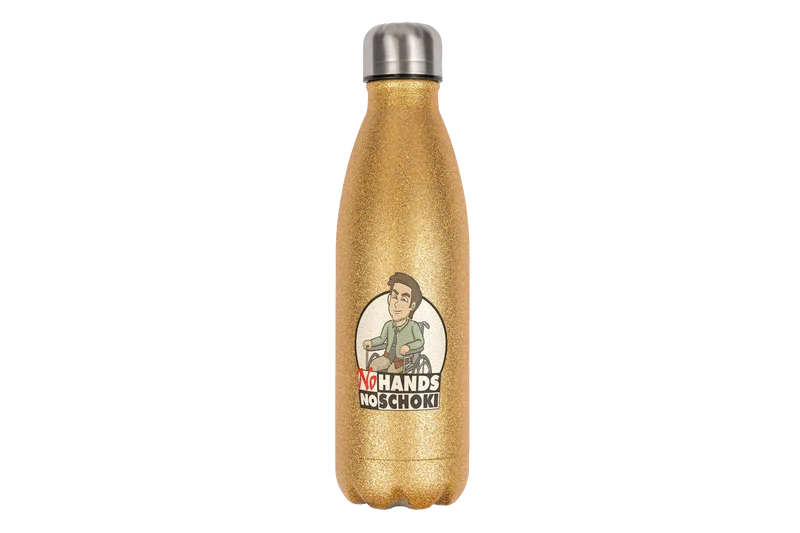 NoHandsNoSchoki Logo - Edelstahl Thermoflaschen / Thermobecher