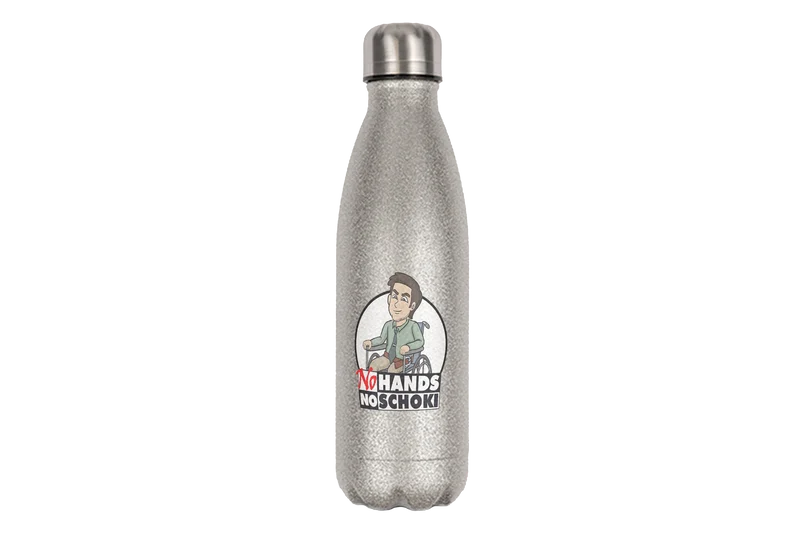 NoHandsNoSchoki Logo - Edelstahl Thermoflaschen / Thermobecher