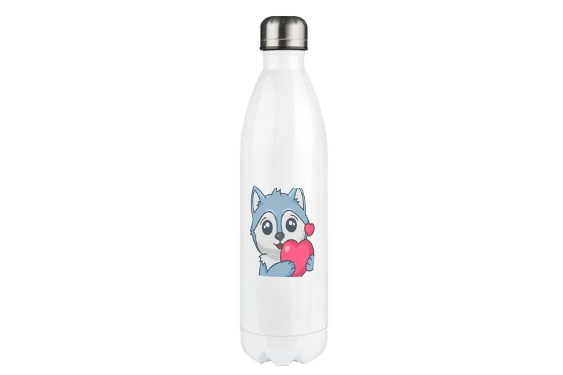 Manchi188 Herz - Edelstahl Thermoflaschen / Thermobecher