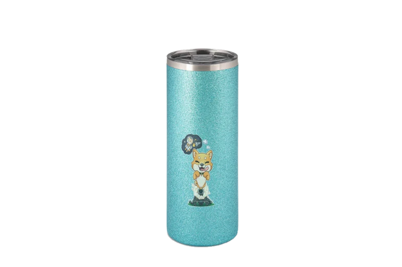 FeineKatze Shiba Astronaut - Edelstahl Thermoflaschen / Thermobecher