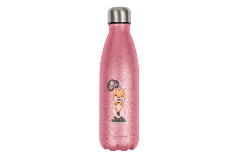 FeineKatze Shiba Astronaut - Edelstahl Thermoflaschen / Thermobecher