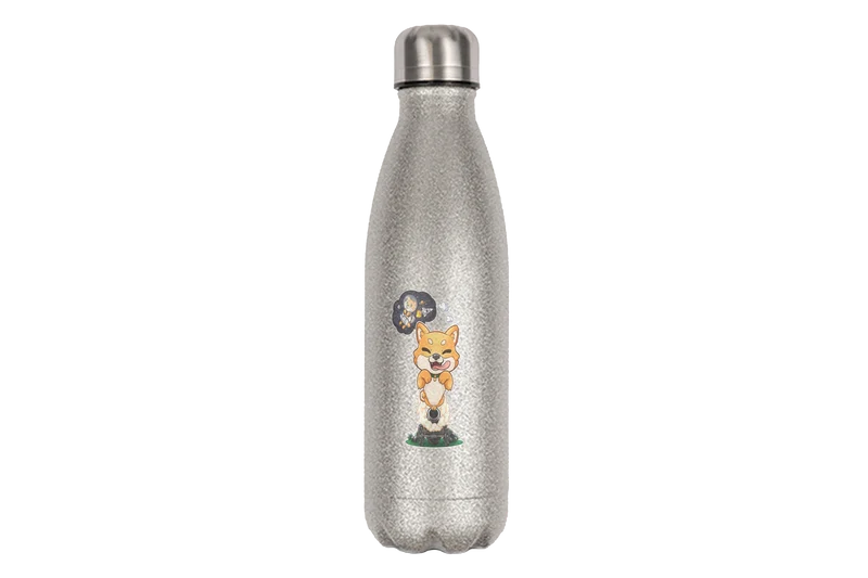 FeineKatze Shiba Astronaut - Edelstahl Thermoflaschen / Thermobecher