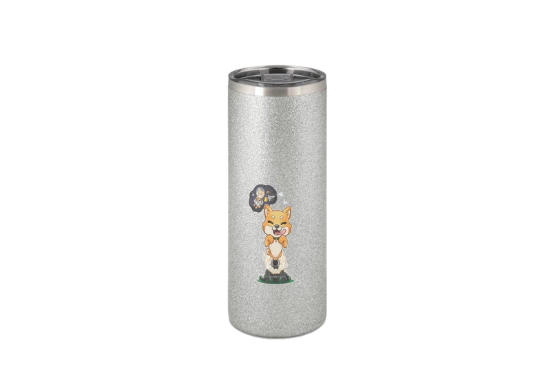FeineKatze Shiba Astronaut - Edelstahl Thermoflaschen / Thermobecher
